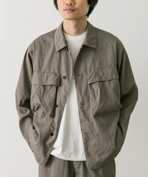 STILL BY HAND　Garment-dye shirts jacket