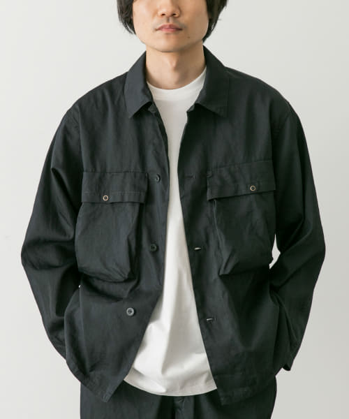 STILL BY HAND　Garment-dye shirts jacket