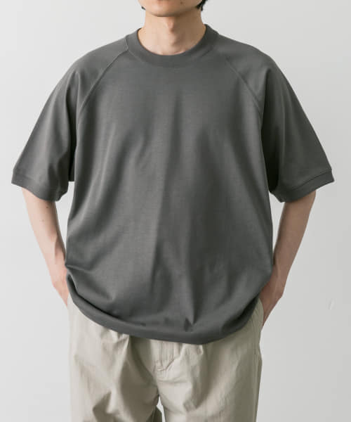 STILL BY HAND　強撚ピポッドスリーブTシャツ