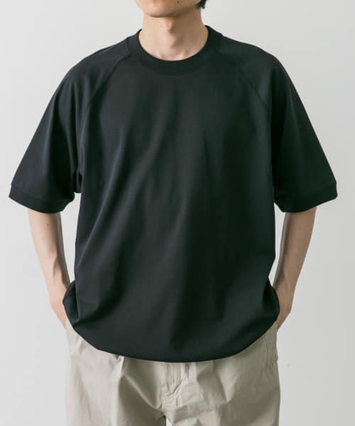 STILL BY HAND　強撚ピポッドスリーブTシャツ