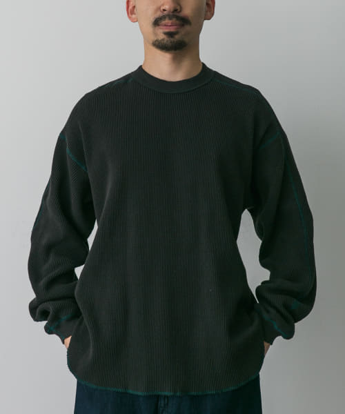 ENDS and MEANS　Waffle Thermal Long-Sleeve