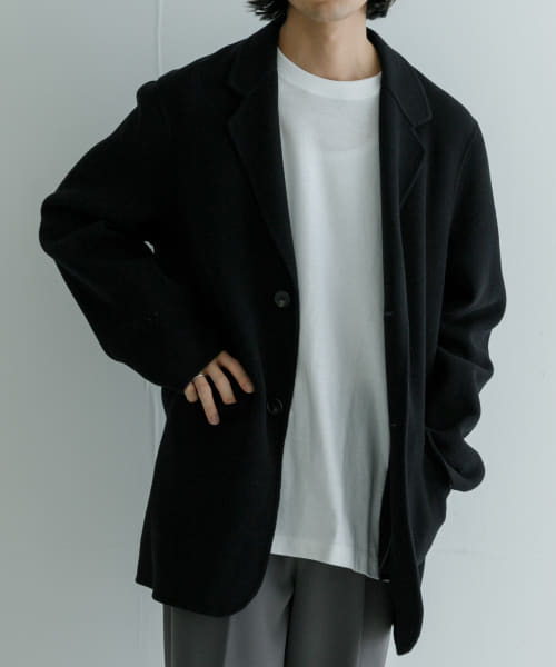 new basic WOOL REVER JACKET COAT