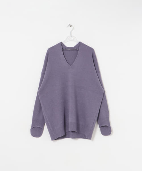 slit neck knit po
