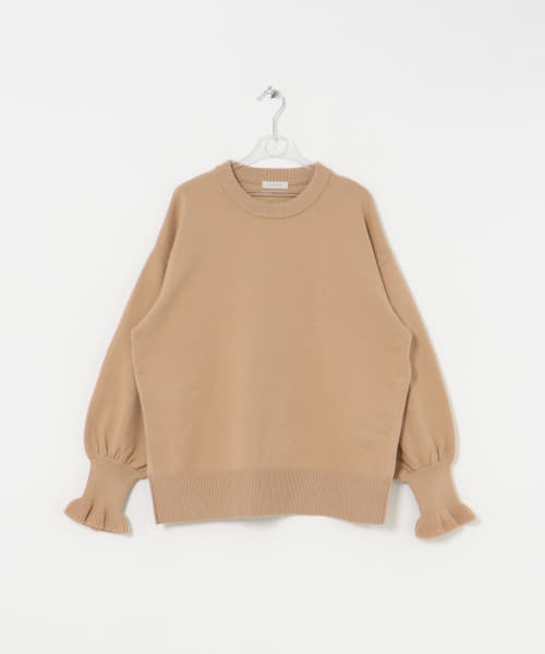 frill sleeve knit