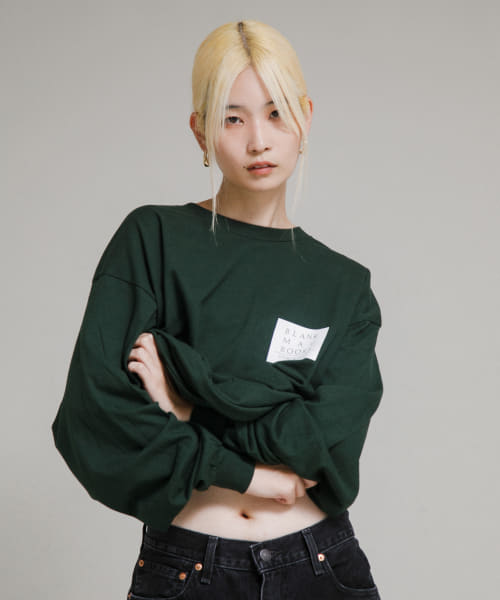 BLANKMAG　SO MANY BOOKS L/S Tee