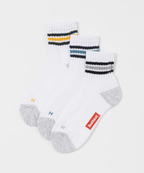 Healthknit　シンカー3Lineミドルソックス3P