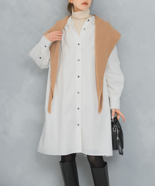 ミニシャツワンピース