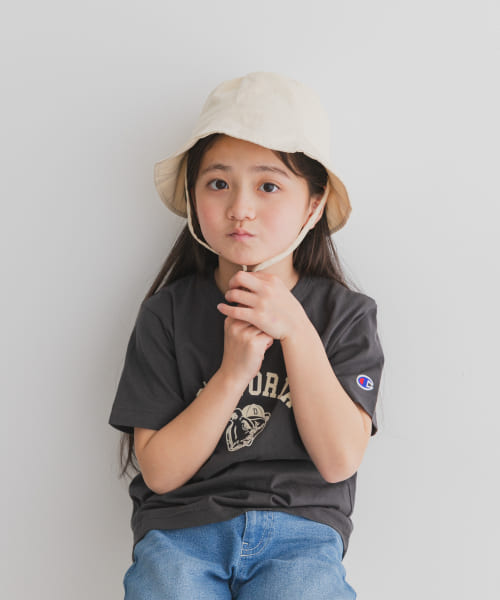 『親子リンク』コットンツイルパネルハット(KIDS)