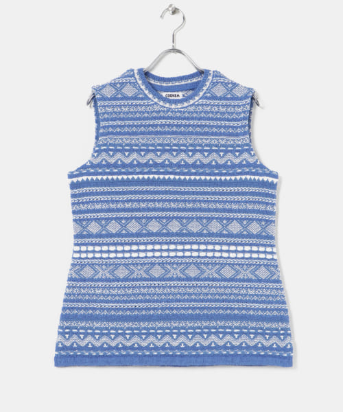 米富繊維　SUMMER NORWEGIAN KNIT PULLOVER