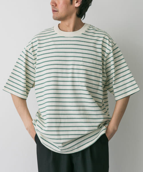 L.L.Bean　Union Short-Sleeve StripedT-shirts