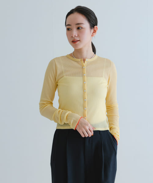 『MADE IN JAPAN』シアーテレコショートカーディガン
