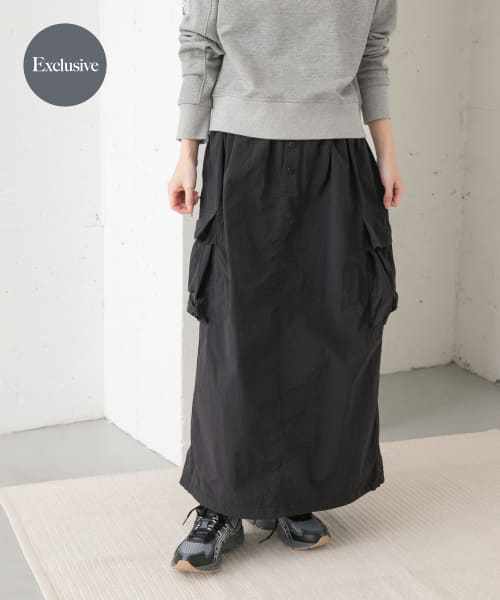 『別注』Snow Peak Apparel×DOORS　Nylon Tussah Skirt