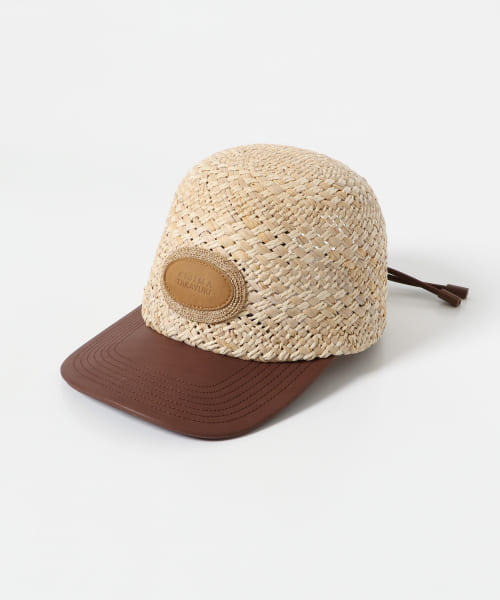 KIJIMA TAKAYUKI　RAFFIA & PAPER BB CAP