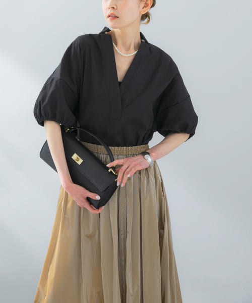 PROTAGONISTA　Gather Sleeve Skipper