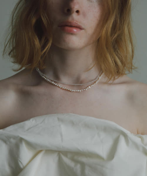 decor『デコール』　Moonpearl Doublenecklace