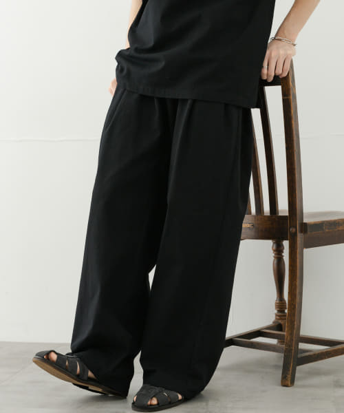 ドライタッチワイドパンツ