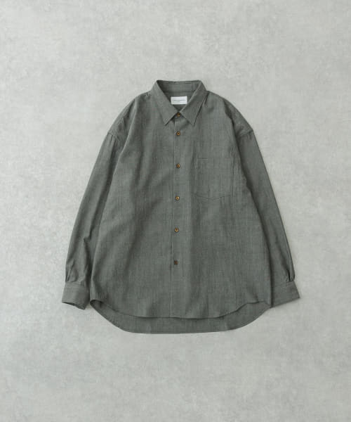 new basic　ALBATROSS WOOL SHIRTS