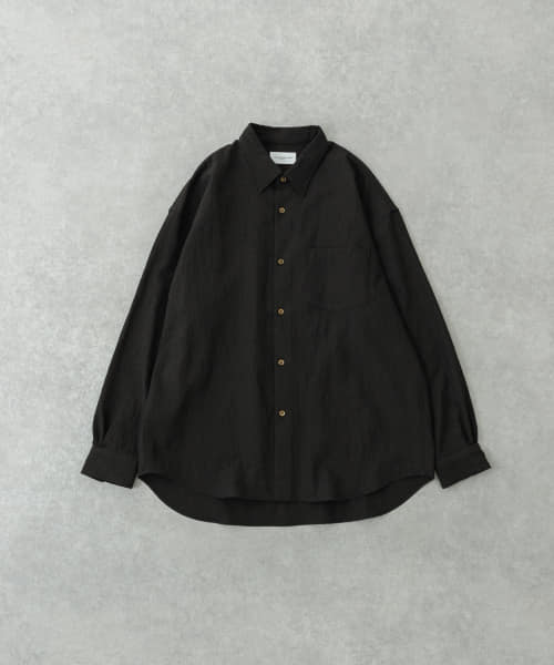 new basic　ALBATROSS WOOL SHIRTS