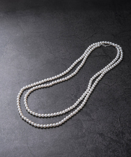 decor『デコール』　6mmPearllongnecklace