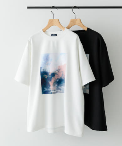 Art Graphic ポンチTシャツ Dewy