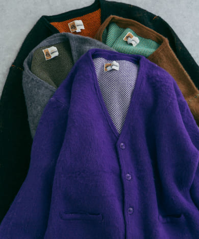 『別注』TOWNCRAFT×URBAN RESEARCH　シャギーカーディガン