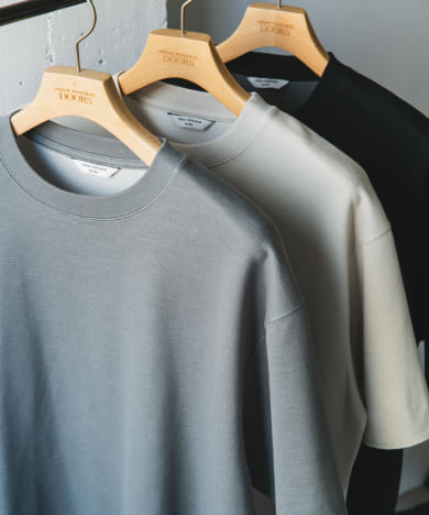 鹿の子 ダブルフェイス ショートスリーブ Tシャツ