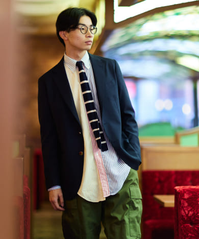LIFE STYLE TAILOR　メタルボタンブレザー