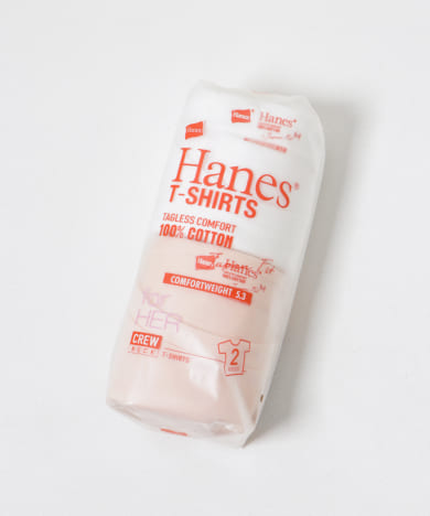 Hanes　2P JapanFitクルーネックTシャツ