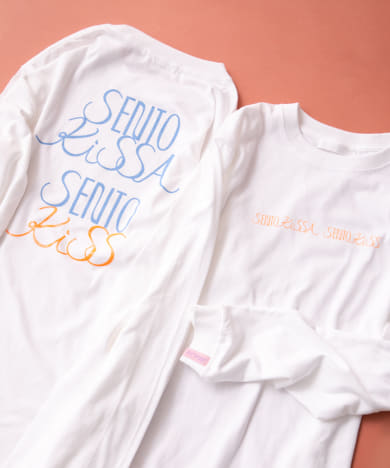 ときめく長袖シャツ『別注』SENTOKiSSA×SENSE OF PLACE　プリントTシャツ