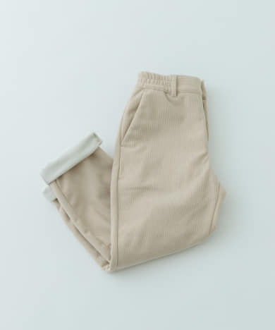 裏フリース ボンディングコーデュロイパンツ
