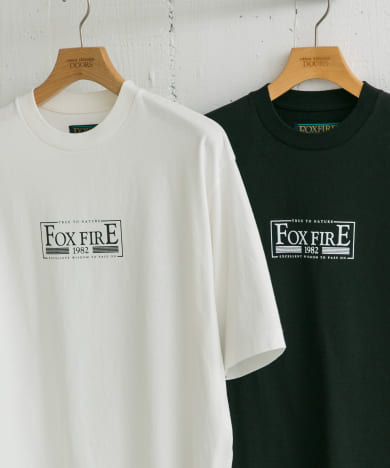 『別注』Foxfire×DOORS　胸ロゴプリントTシャツ