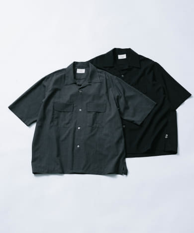 Unlikely　2P Sports Open Shirts S/S Tropical