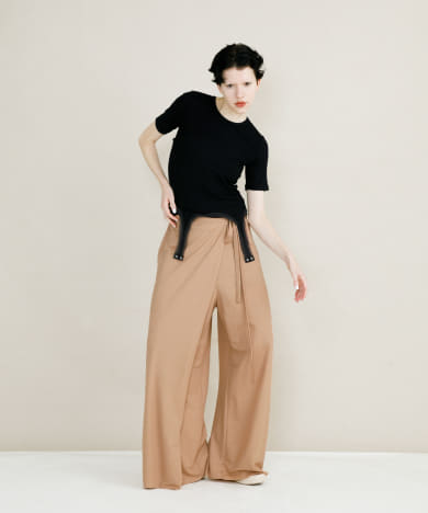 wrap cut pants