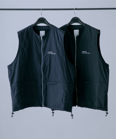 SFC　STITCHED  ZIP VEST