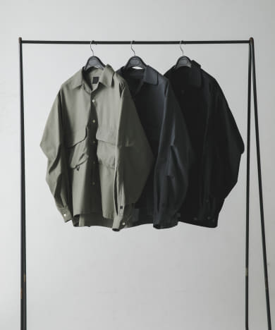 DAIWA PIER39　SPORTS OPEN COLLAR SHIRT L/S