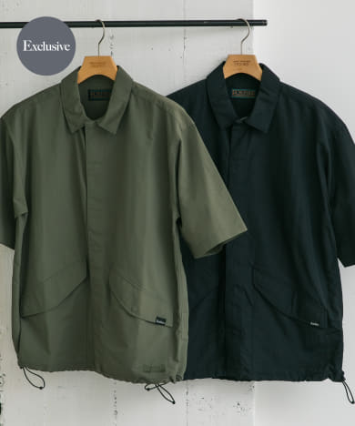 『別注』Foxfire×DOORS　ナイロンオーバーシャツ