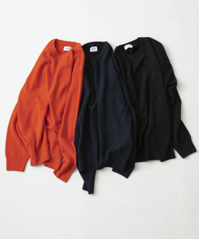Yonetomi　Spiber NEW BASIC KNIT PULLOVER